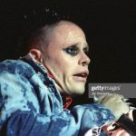 SAN BERNARDINO, CA - AUGUST 8:  Keith Flint of The Prodigy performs at Lollapalooza at the Glen Helen Raceway in San Bernardino, California on August 8, 1997. Photo by Jim Steinfeldt/Michael Ochs Archives/Getty Images)