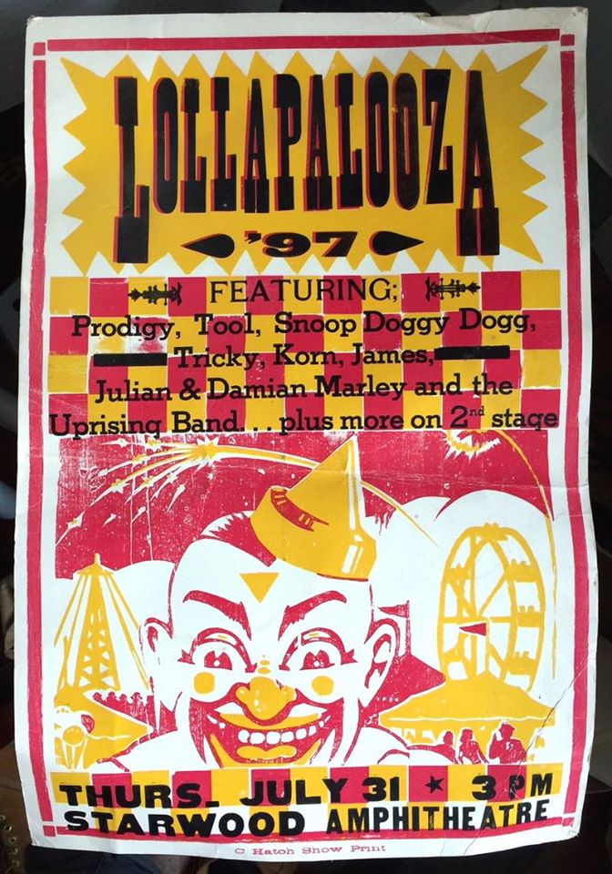 1997 lollapalooza tour dates