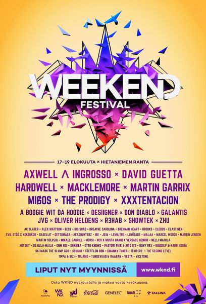  – Weekend Festival, Helsinki, Finland « The Prodigy On Tour